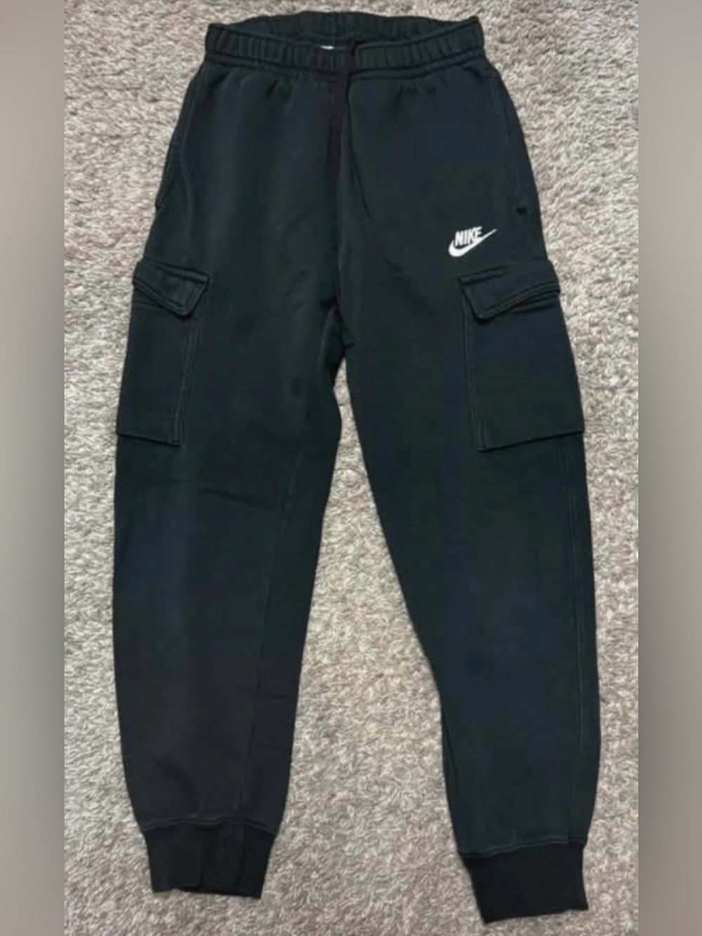EUC Men’s Black Nike Cargo Joggers Size XS